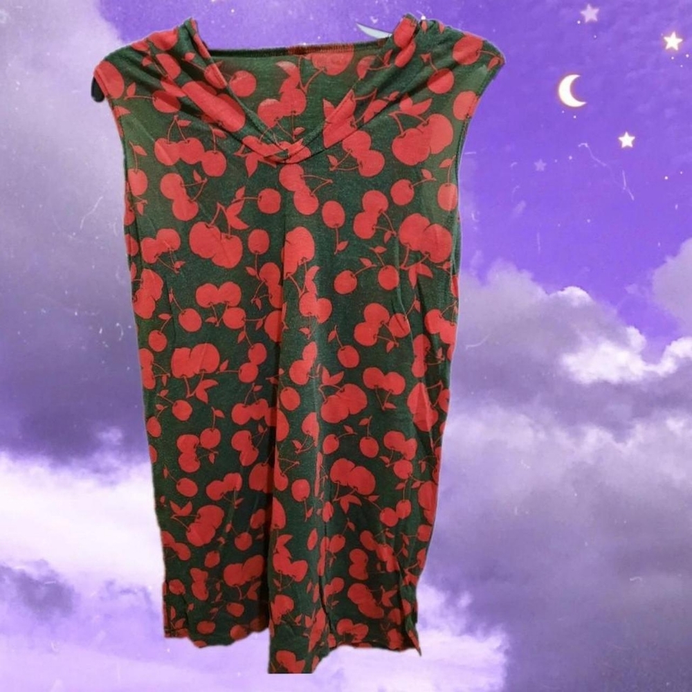Y2k Cherry Blouse Dress